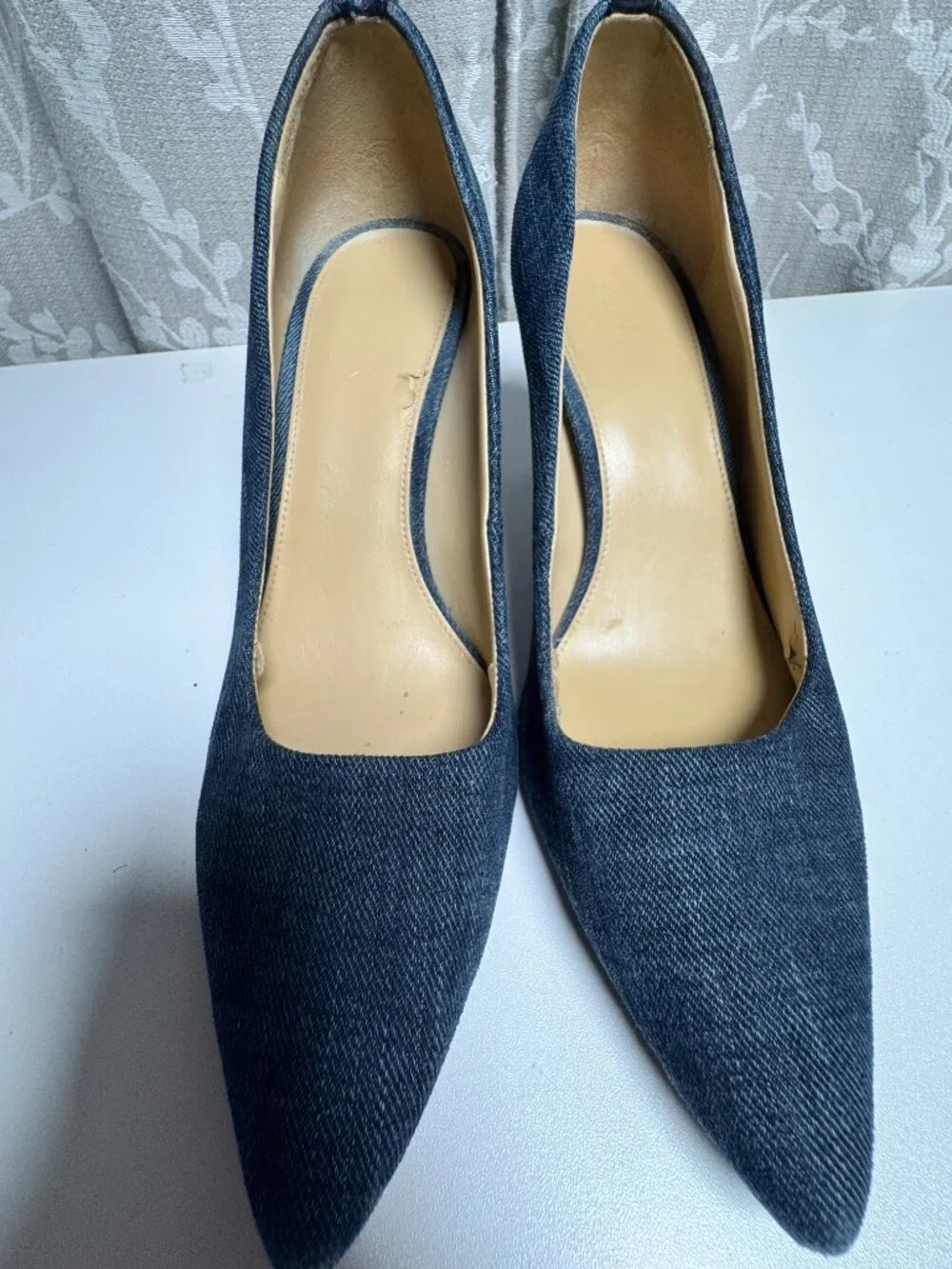 MICHAEL Michael Kors Denim Pointed Toe Pumps Size 9